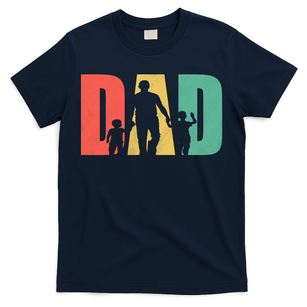 Retro Dad Fathers Day Gift T-Shirt
