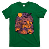 Spooky Trick-or-Treat Halloween Sticker – Pumpkins & Bats Classic T-Shirt
