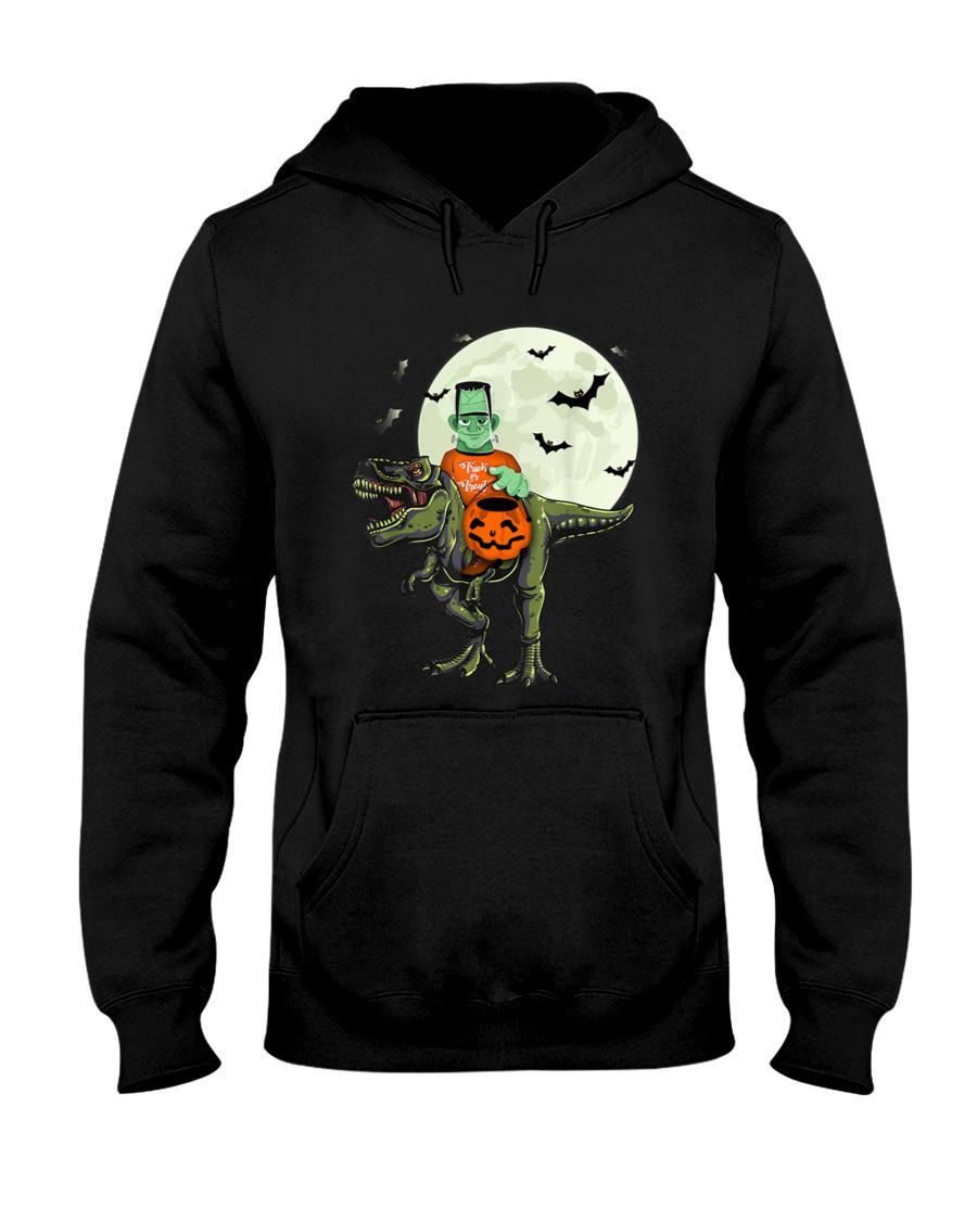 Trex and Frankie Trick or Treat Joy Ride Halloween T-Shirt