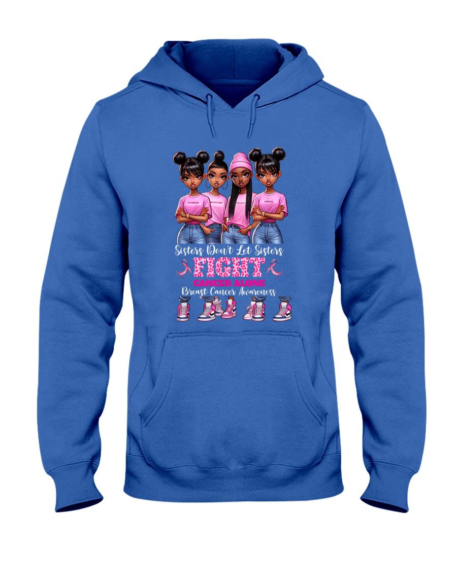 Sisters Dont Let Sisters Fight Breast Cancer Alone Girls T-Shirt