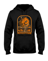 Retro Nostalgia - Mentally Halloween Pumpkin Sarcastic Retro Funny Adult Humor T-Shirt
