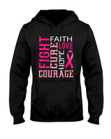 Breast cancer awareness tee for women Faith T-Shirt