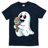 Halloween Boo Ghost Eating Ice Cream Funny Trick or Treat T-Shirt