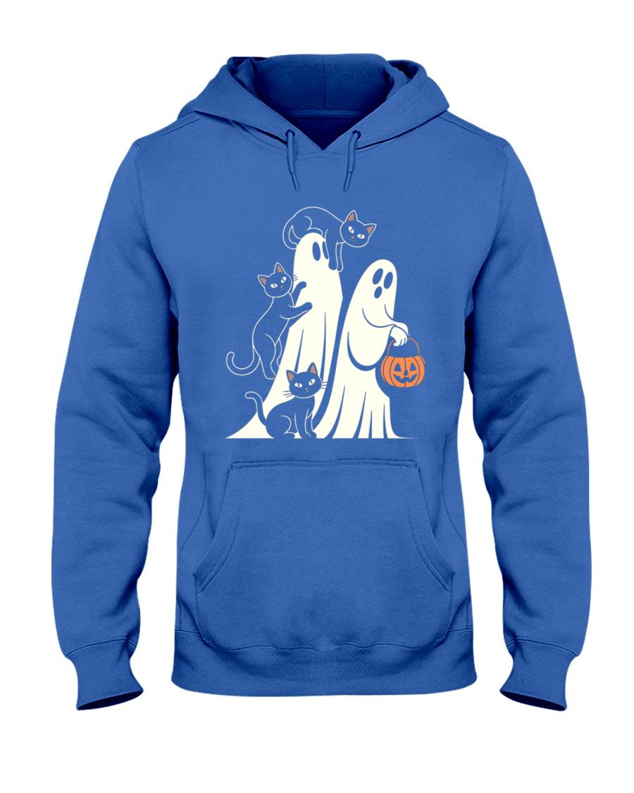 Cute Black Cats and Halloween Ghosts – Spooky Kawaii Trick or Treat Design Classic T-Shirt