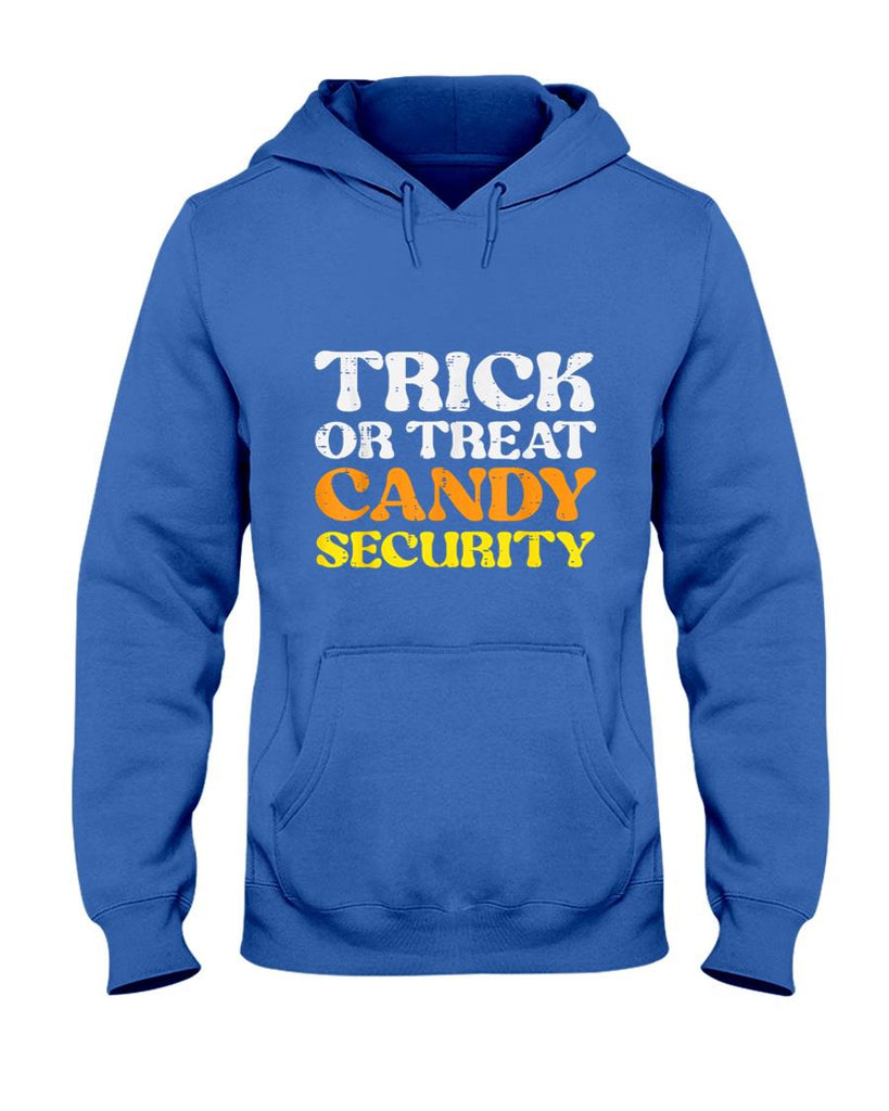 Halloween Trick Treat Candy Security Costume Men Women Kids T-Shirt