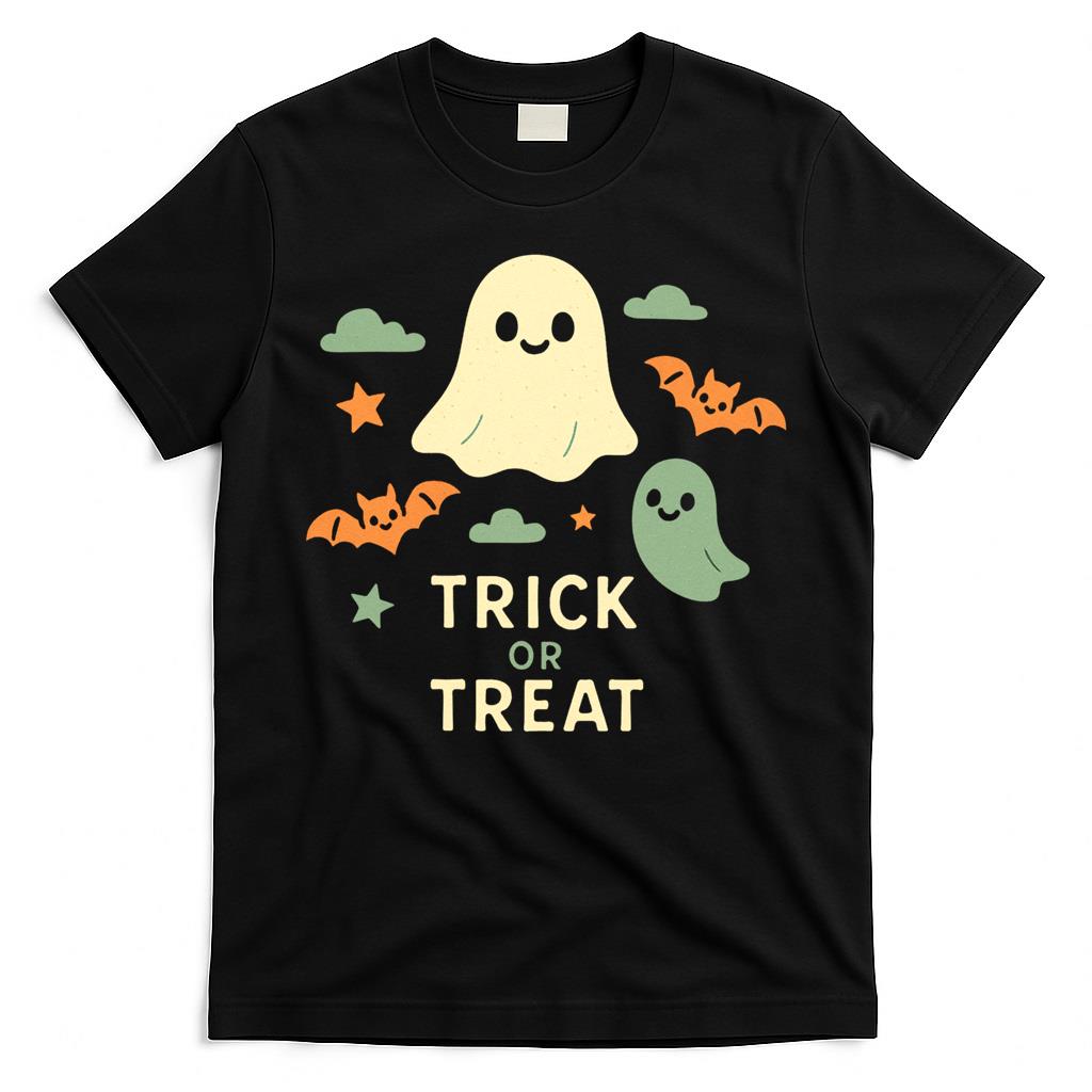 Trick Ghost or Treat  Cute Halloween Ghost  for Kids Classic T-Shirt