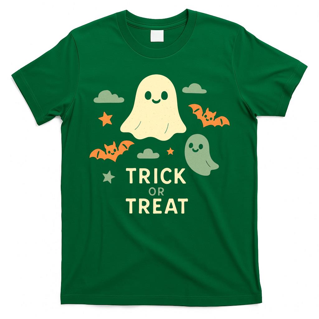Trick Ghost or Treat  Cute Halloween Ghost  for Kids Classic T-Shirt