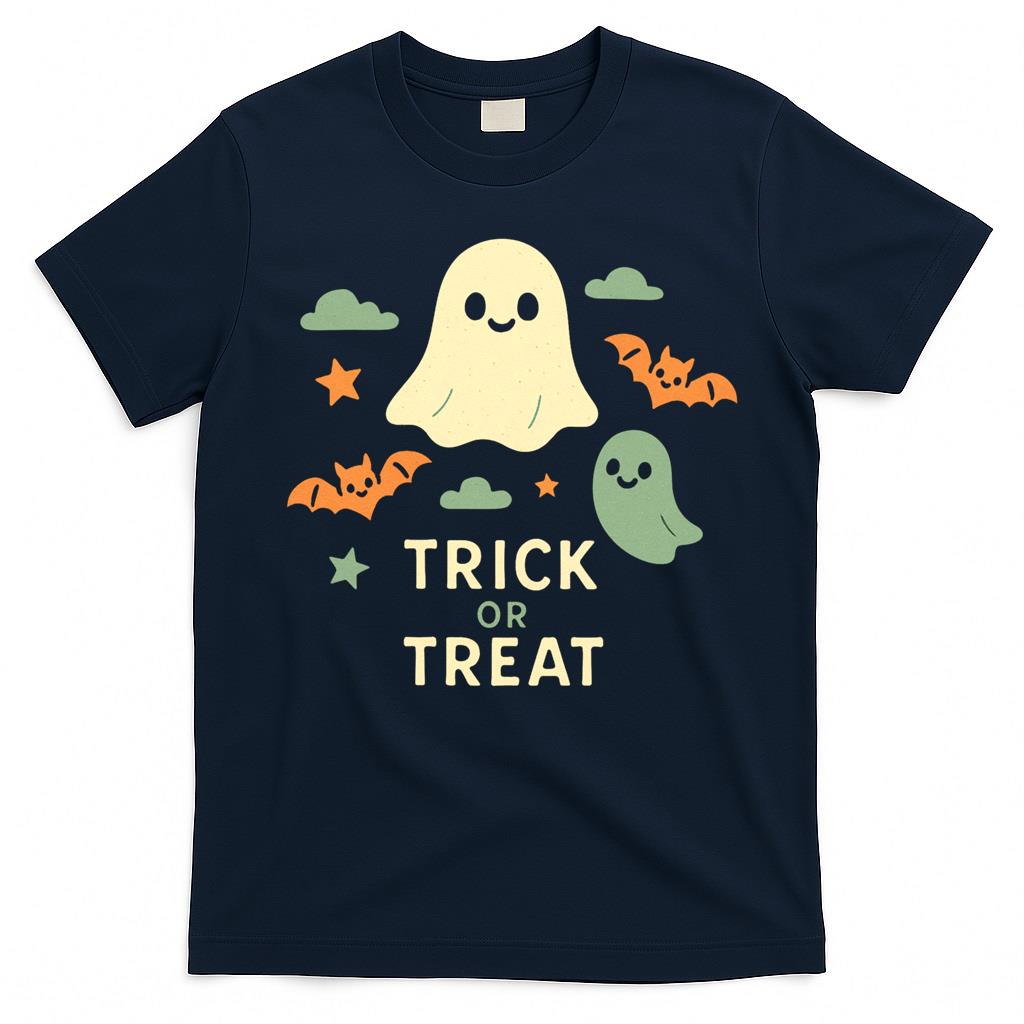 Trick Ghost or Treat  Cute Halloween Ghost  for Kids Classic T-Shirt