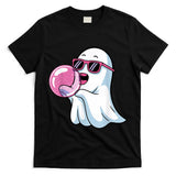 Halloween Ghost Blowing Pink Bubblegum Funny Trick or Treat T-Shirt