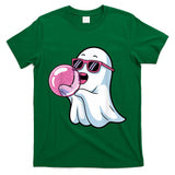Halloween Ghost Blowing Pink Bubblegum Funny Trick or Treat T-Shirt