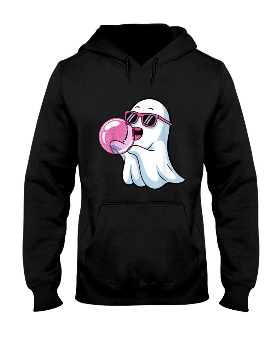 Halloween Ghost Blowing Pink Bubblegum Funny Trick or Treat T-Shirt