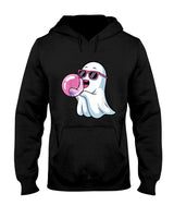 Halloween Ghost Blowing Pink Bubblegum Funny Trick or Treat T-Shirt