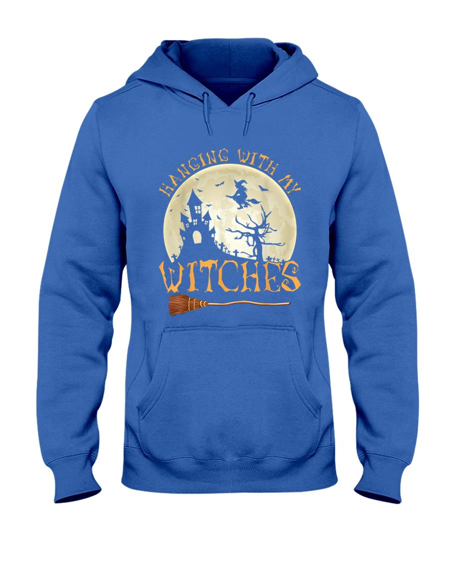 Hanging With My Witches Halloween Witch Broom Trick Or Treat T-Shirt