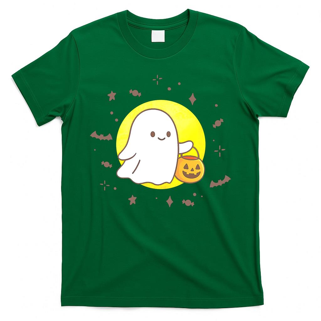 Cute Halloween Ghost – Trick or Treat Moonlight Design Classic T-Shirt