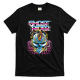 Retro Nostalgia - Marvel Ghost Rider Super 80s Retro Neon Grid Graphic T-Shirt T-Shirt