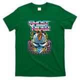 Retro Nostalgia - Marvel Ghost Rider Super 80s Retro Neon Grid Graphic T-Shirt T-Shirt