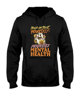 Mental Health Trick Or Treat Yourself Halloween T-Shirt