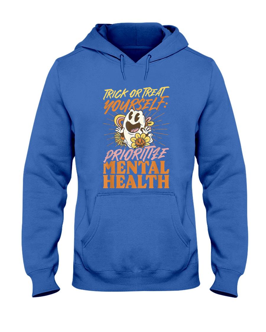 Mental Health Trick Or Treat Yourself Halloween T-Shirt