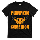 Halloween Gym Pumpkin Some Iron Workout Costume Men Women T-Shirt