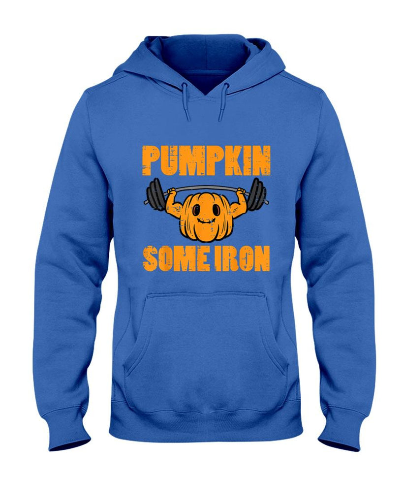 Halloween Gym Pumpkin Some Iron Workout Costume Men Women T-Shirt