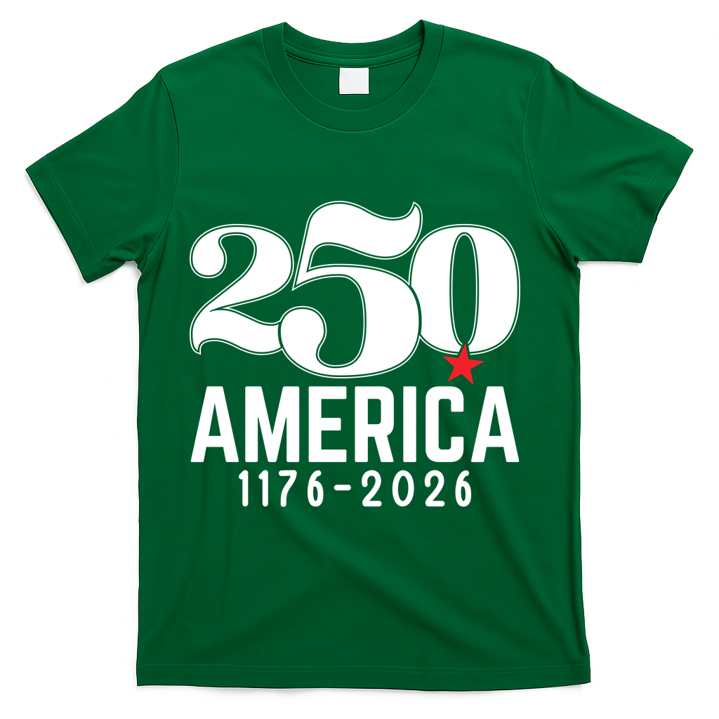 250 America 1776-2026 T-Shirt - Green