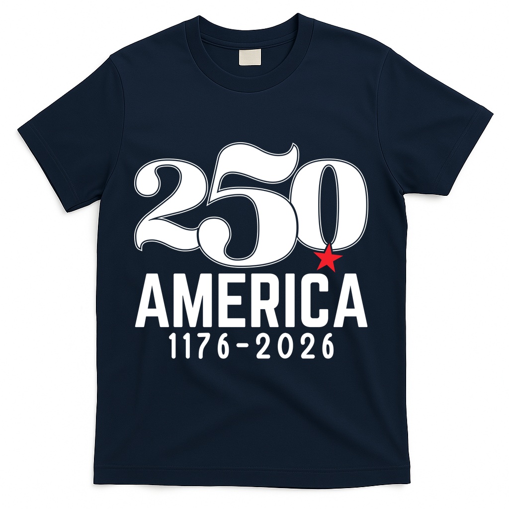 250 America 1776-2026 T-Shirt - Navy