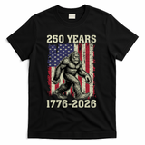 250th Anniversary 1776-2026 Big Foot USA 250 Years T-Shirt - Black
