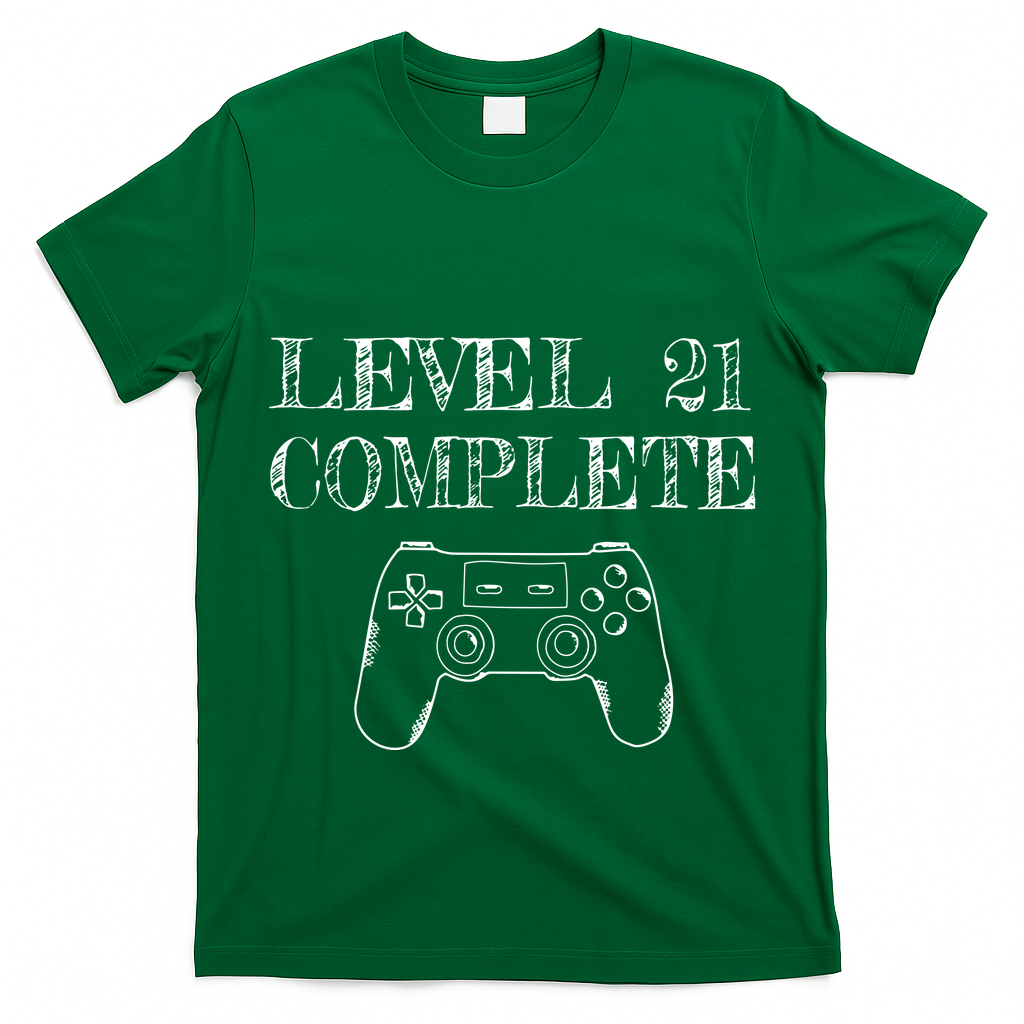 21st Birthday Gaming Level 21 Complete T-Shirt