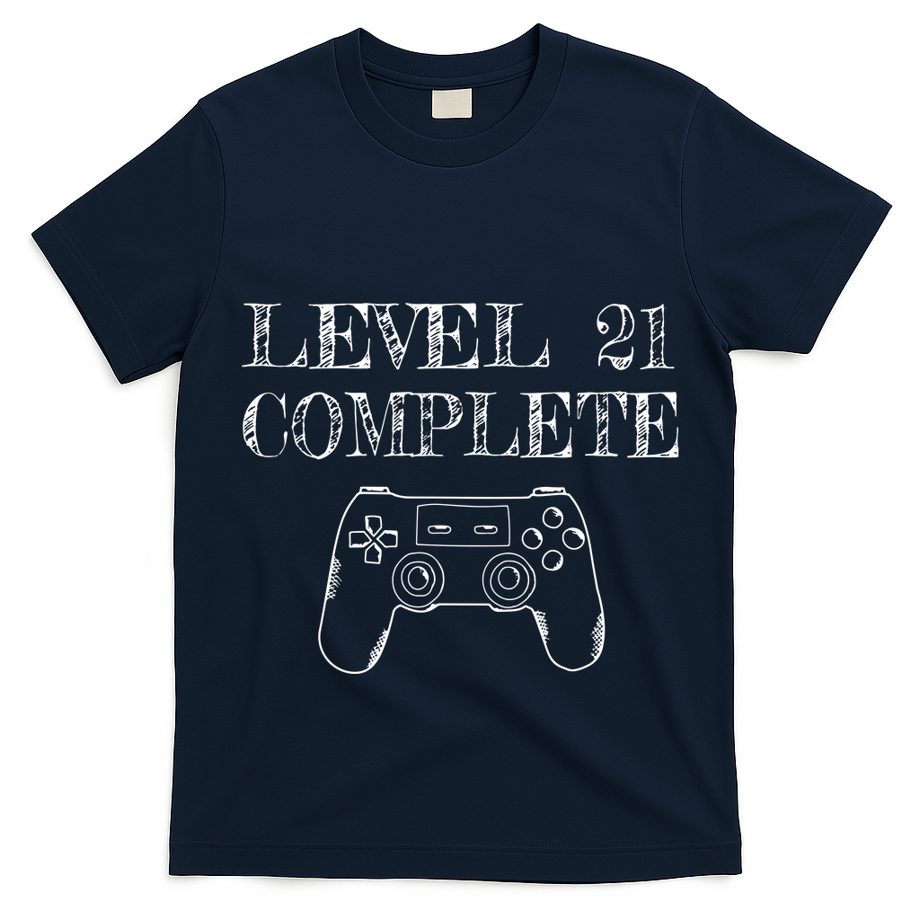 21st Birthday Gaming Level 21 Complete T-Shirt