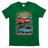 2026 Cruisin’ Woodward M1 - 1950s Decade Edition T-Shirt - Irish Green