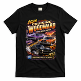 2026 Cruising Woodward M1 - 1970s Horsepower Decade Edition T-Shirt - Black