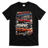 2026 Cruising Woodward — 1960s Decade Edition: The Muscle Era Begins T-Shirt - Black