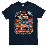 2026 Cruisin’ Woodward — 1950s Drive-In Decade Edition T-Shirt - Navy Blue