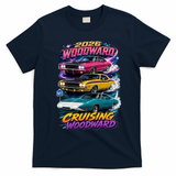 2026 Cruising Woodward Muscle Legends M1 T-Shirt - Navy Blue
