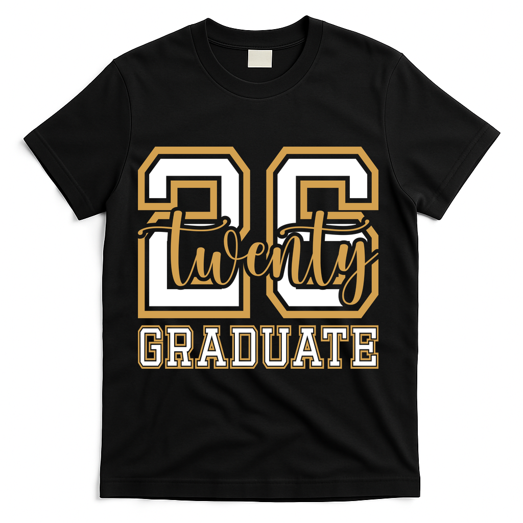 2026 Graduation Graduation T-Shirt - Black