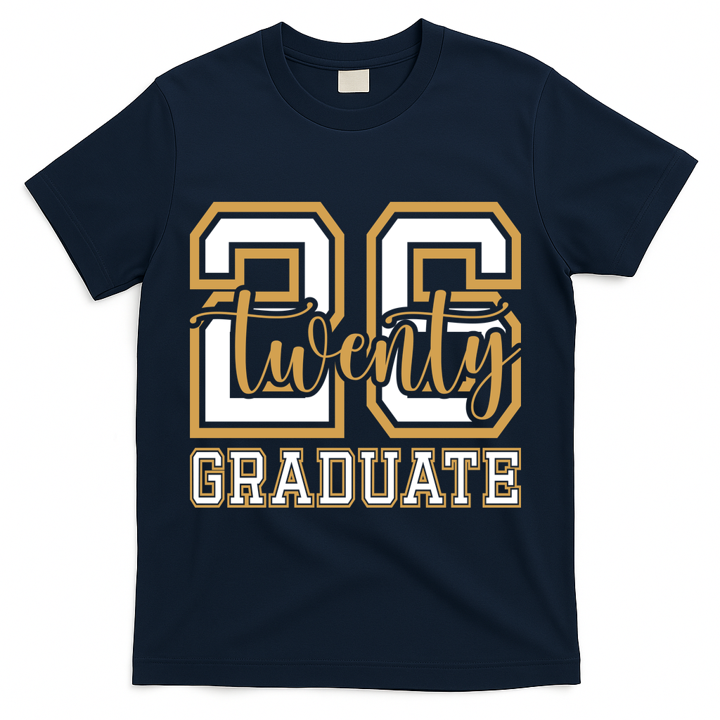 2026 Graduation Graduation T-Shirt - Navy