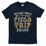 2nd Grade History Museum Field Trip Squad Teacher Student T-Shirt - Navy