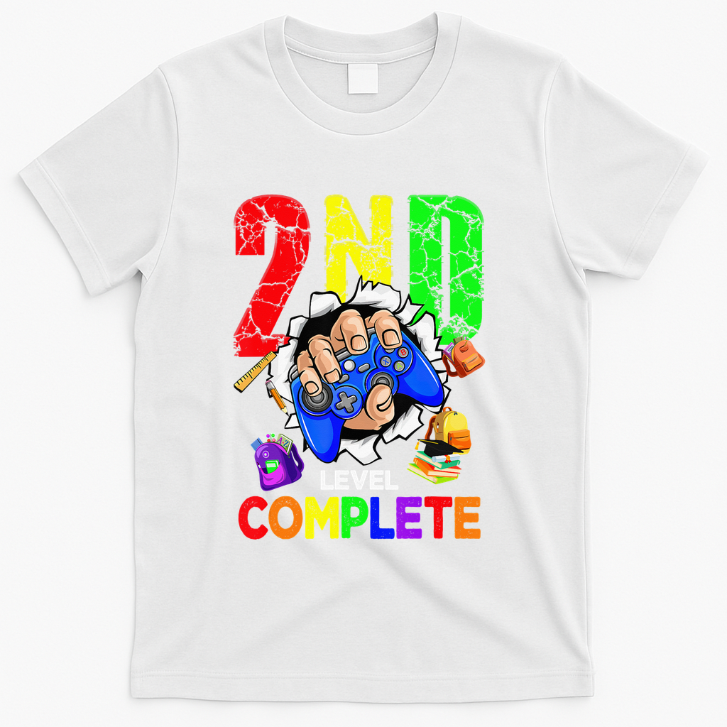 2Nd Grade Level Complete Graduation Last Day Of School T-Shirt - White