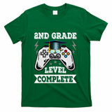 2nd Grade Level Complete Last Day Of School Graduation T-Shirt - Green