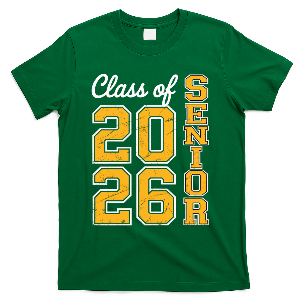 2026 Senior Graduation T-Shirt - Green
