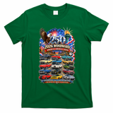 2026 Woodward America’s Greatest Cruise 250 Years Of Freedom T-Shirt - Irish Green