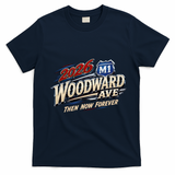 2026 Woodward Ave 250 America Anniversary Cruising M1 Front & Back T-Shirt - Navy Blue