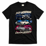 2026 Woodward Cruising with Classic Muscle Cars T-Shirt - Black