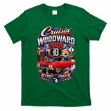 2026 Woodward Cruise – Detroit Muscle To Pontiac T-Shirt - Irish Green