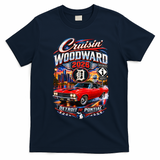 2026 Woodward Cruise – Detroit Muscle To Pontiac T-Shirt - Navy Blue