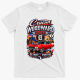 2026 Woodward Cruise – Detroit Muscle To Pontiac T-Shirt - White