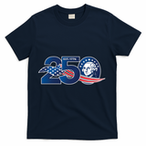 250 Years America 250th Anniversary Patriotic Est 1776 T-Shirt - Navy
