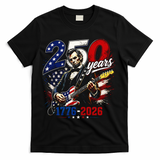 250 Years Abraham Lincoln Guitar July 4th 250th Anniversary T-Shirt - Black