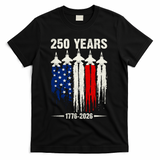 250 Years Air Force 1776-2026 250th Anniversary Of America T-Shirt - Black