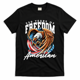 250 Years Of Freedom USA American Flag Eagle T-Shirt